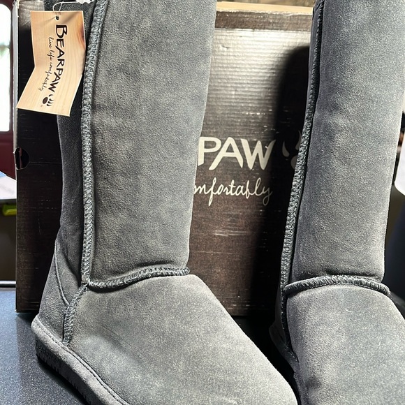 Bear paw Emma Tall Boot Charcoal - Picture 1 of 3